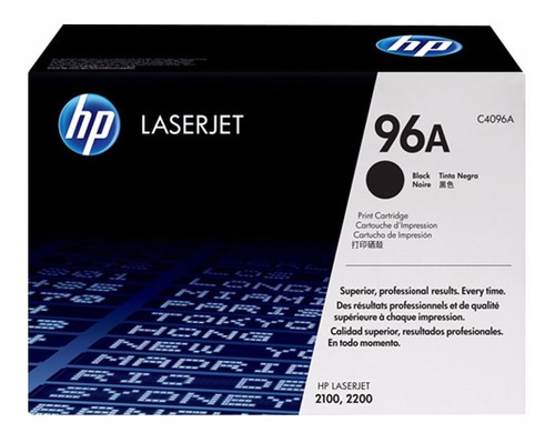 Toner Hp C4096a 96a Negro 2100 2200