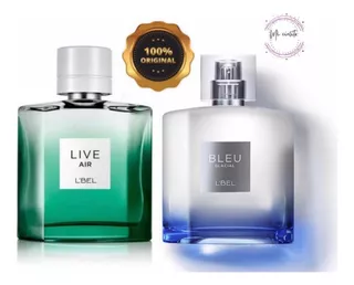 Lbel Live Air + Bleu Glacial Set Con Los 2