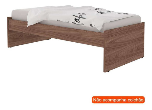 Cama Solteiro Elite Capuccino Cor Marrom