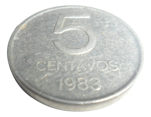 Moneda Argentina 5 Centavos 1983
