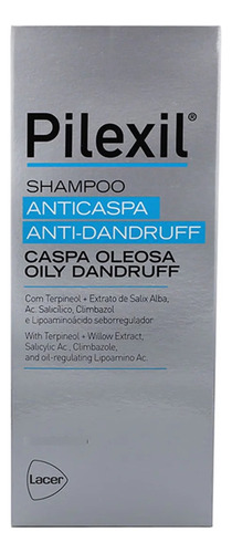 Pilexil Shampoo Anticaspa Caspa Grasa 300 Ml
