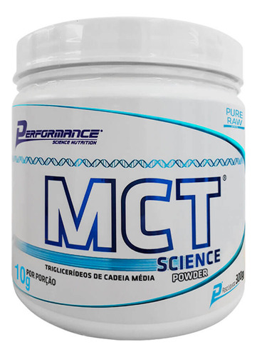 Mct Science Powder Performance Nutrition 300 Gr Sabor Without flavor