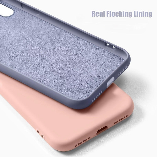 Silicon Case Con Piel Durazno Samsung Galaxy Note 10