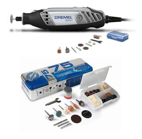 Micro Retífica Dremel 3000 85 Acessórios 10 + 75