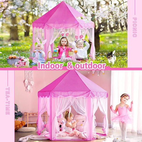 Casita De Campaña Para Niñas, Diseño De Castillo