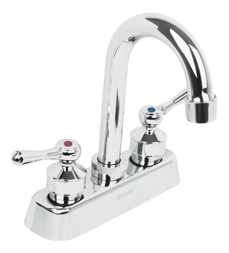 Mezcladora Plástica Para Lavabo Cuello Tipo Bar, Foset 45513