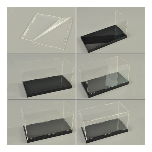 T Caja De Exposição De Acrílico Transparente 20x20x35cm