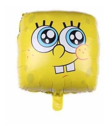 Globo Metálico Caras Bob Esponja