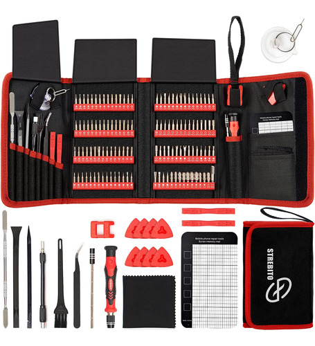 Kit D/herramientas Strebito P/reparar iPhone/laptop/tab/ps4+