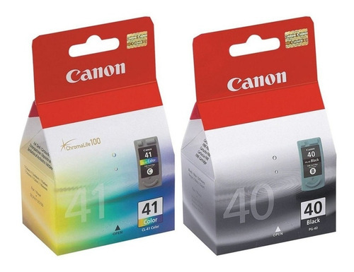 Cartuchos Canon 40 + 41 Ip2600 1700 1800 1900 Pack Backup