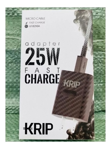Cargador Con Cable Usb Krip 25w Krip K57 K58 K7 K55h 