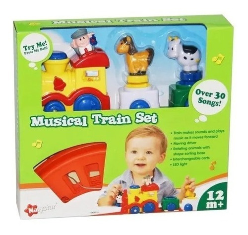 Tren Musical Con Animales Y 30 Sonidos