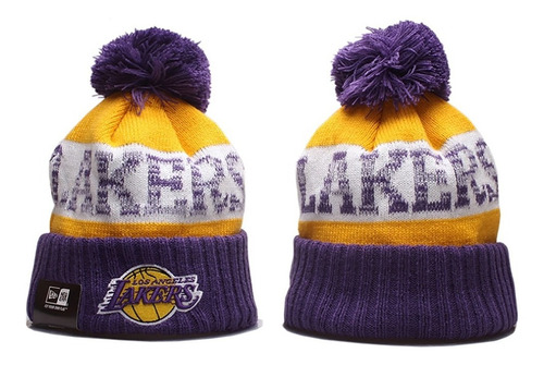 Gorro Lana Beanie New Era Los Angeles Lakers Adulto 