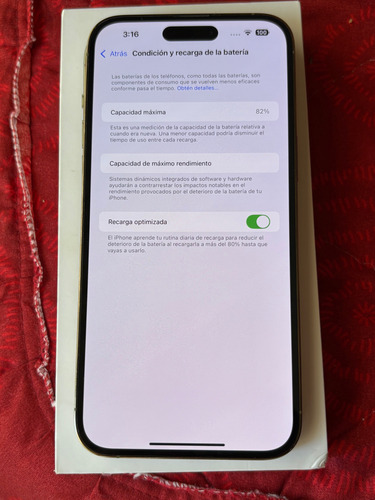 Apple iPhone 14 Pro Max (256 Gb) - Color Oro (Usado)