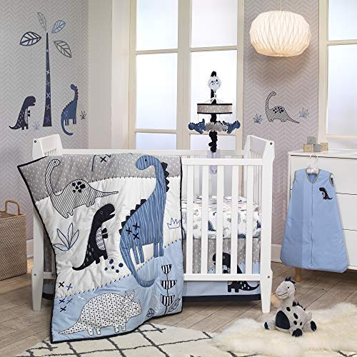 Lambs & Ivy Baby Dino - Juego De Ropa De Cama De 6 Piezas Pa