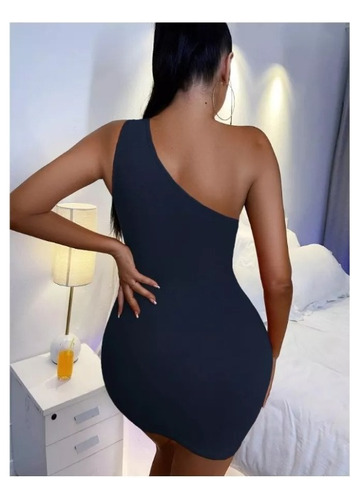Vestido De Dama Ajustado Con Abertura