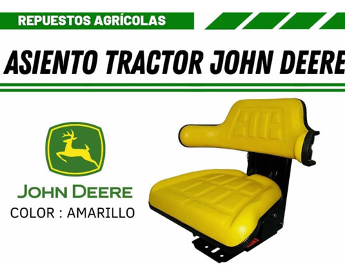 Asiento Tractor John Deere Con Base