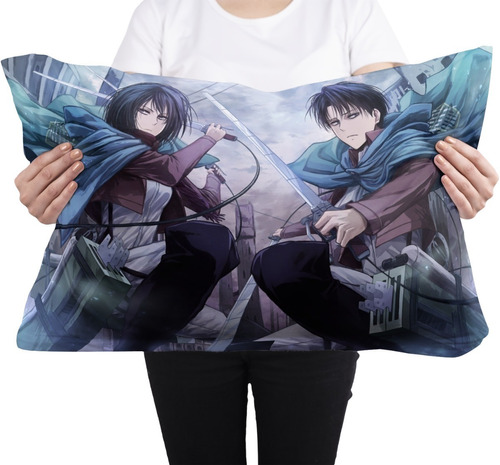 Cojin Almohada Attack On Titan Diseños Anime Decorativo