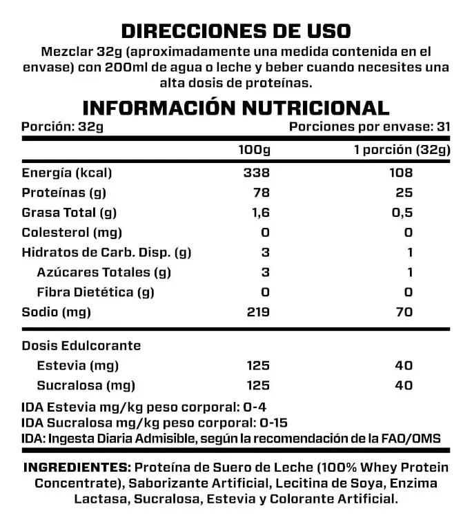 Segunda imagen para búsqueda de whey protein