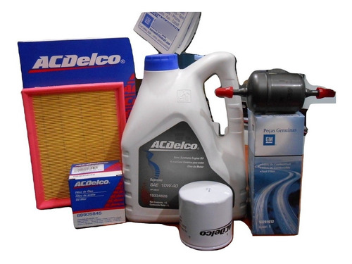 Kit Aceite + Filtros Acdelco Corsa 1,0 /1,4 /1,6 8 Valvulas