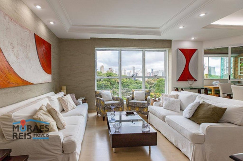 Apartamento Com 3 Dormitórios À Venda, 130 M² Por R$ 750.000,00 - Panamby - São Paulo/sp - Ap16045