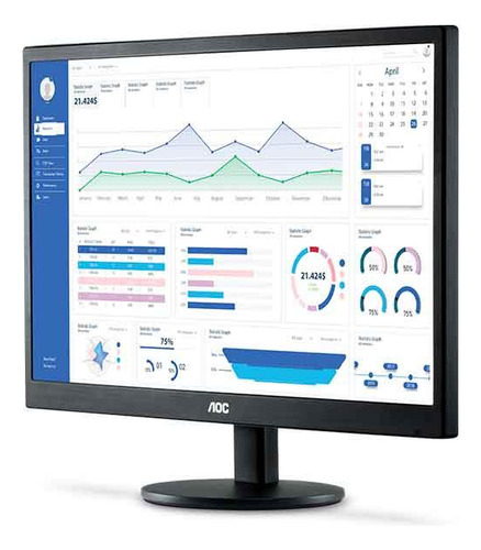 Monitor 18,5  Aoc Lcd Led E970swhnl Widescreen Vga Hdmi