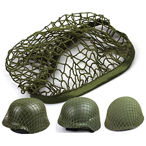Wwii Us Army M1 Helmet Steel Field Green Replica Con Liner R