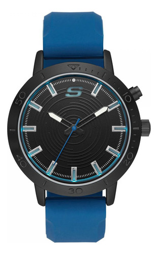 Reloj Para Hombre Skechers Dunfield  Sr5145 Azul