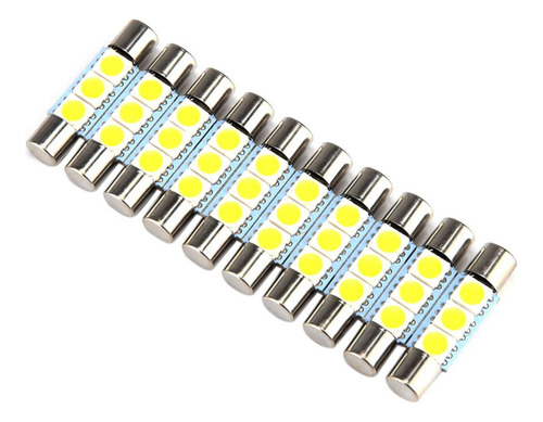 10x Festoon 28mm-31mm Fusible 5050 3smd Espejo De Vanidad