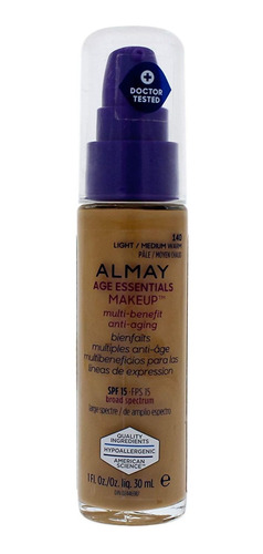 Almay Maquillaje Edad Essentials, Light / Medium Caliente.