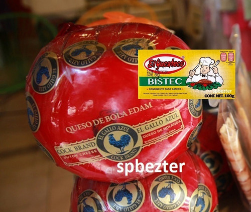 Bistec Condimento El Yucateco 2 Quesos De Bola Edam El Gallo