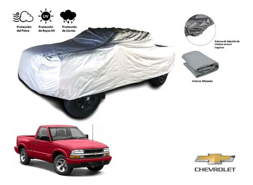 Forro Funda Cubreauto Afelpada Chevrolet Pickup S10 1997