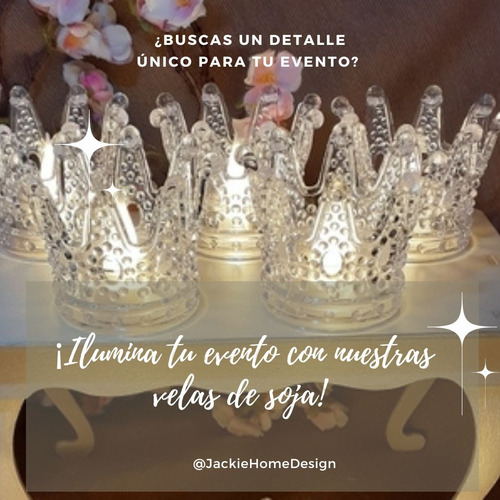 Corona De Vidrio 15u Ideal Souvenirs