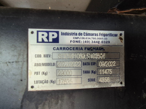 Vw 30330 2023 Bitruck Refrigerado 4 Eixos 8x2 Frigorifico