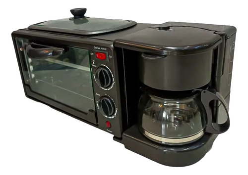 Horno Eléctrico Multifuncional Desayuno 3 En 1