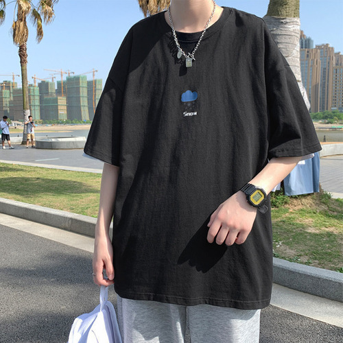 Camiseta Con Cuello Redondo, Cómoda, Ajuste Perfecto, Textur