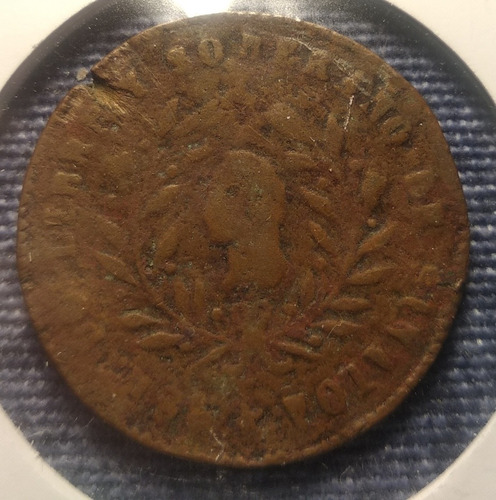 Moneda 1/4 Real 1866 Sinaloa ,quartilla En Cobre. (Usado)