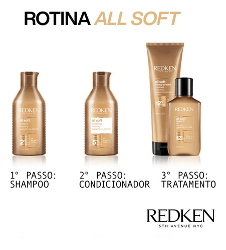 Shampoo Redken All Soft 300ml
