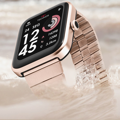 Smartwatch Technos Connect Max Rose E Verde Tmaxaj 7t