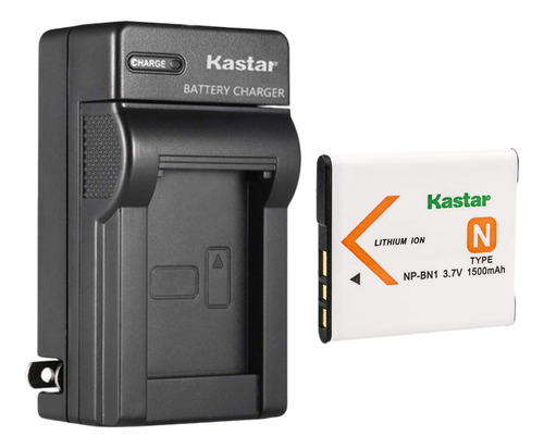 Kastar 1x Batería + Cargador Para Sony Np-bn1 Y Cyber-shot D