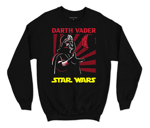 Buzo Star Wars Darth Vader 002 (negro:) Ideas Mvd