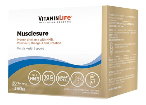 Musclesure / 20 Sobres / Vitamin Life