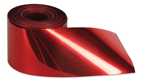 Beistle Red Gleam 'n Streamer Serpentina Metalizada