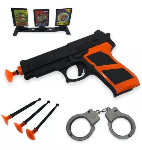 Pistola Lançador Nerf Arma Pistola Atira Dardos Barato