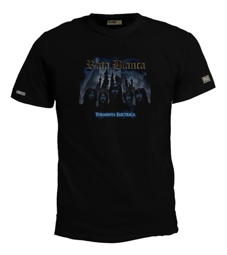 Camiseta Rata Blanca Tormenta Electrica Rock Metal Banda Bto