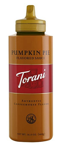 Torani Pastel De Calabaza De Sabores Salsa 16,5 Oz