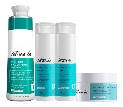 Alisado Protein Smoothing + Biorestore Home Care Let Me Be