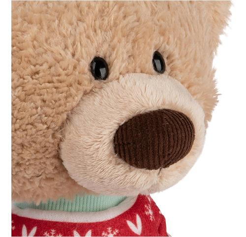 Gund Palillo De Dientos Con Suéter Navideño, Oso De Peluche