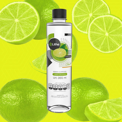 Agua Sabor Limón Lithe Sin Calorías 500 Ml Caja
