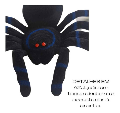 Tarántula de peluche con forma de araña, 20 x 10 cm, decoración de Halloween